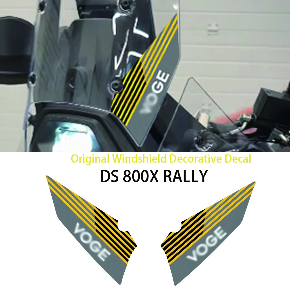 for VOGE DS 800X RALLY DSX 800 Only suitable for original windshield DS 800X DS800X Original Windshield Decorative Decal
for VOGE DS 800X RALLY DSX 800 Only suitable for original windshield DS 800X DS800X Original Windshield Decorative Decal
