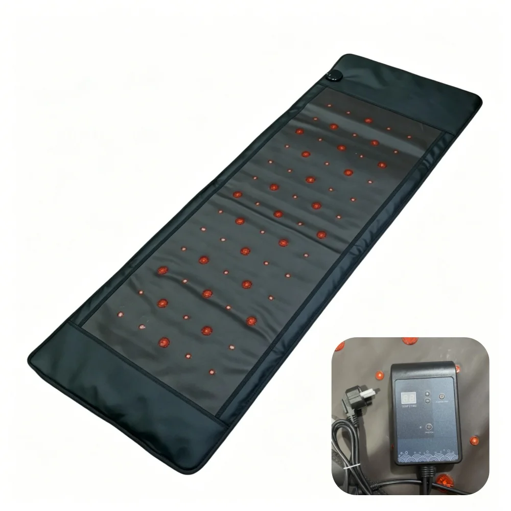 180x60cm Full Body Red Light Home Therapy Mat Near Infrared Heating Premium Photon Wellness Pad for Muscle Relaxation Recovery
180x60cm Full Body Red Light Home Therapy Mat Near Infrared Heating Premium Photon Wellness Pad for Muscle Relaxation Recovery