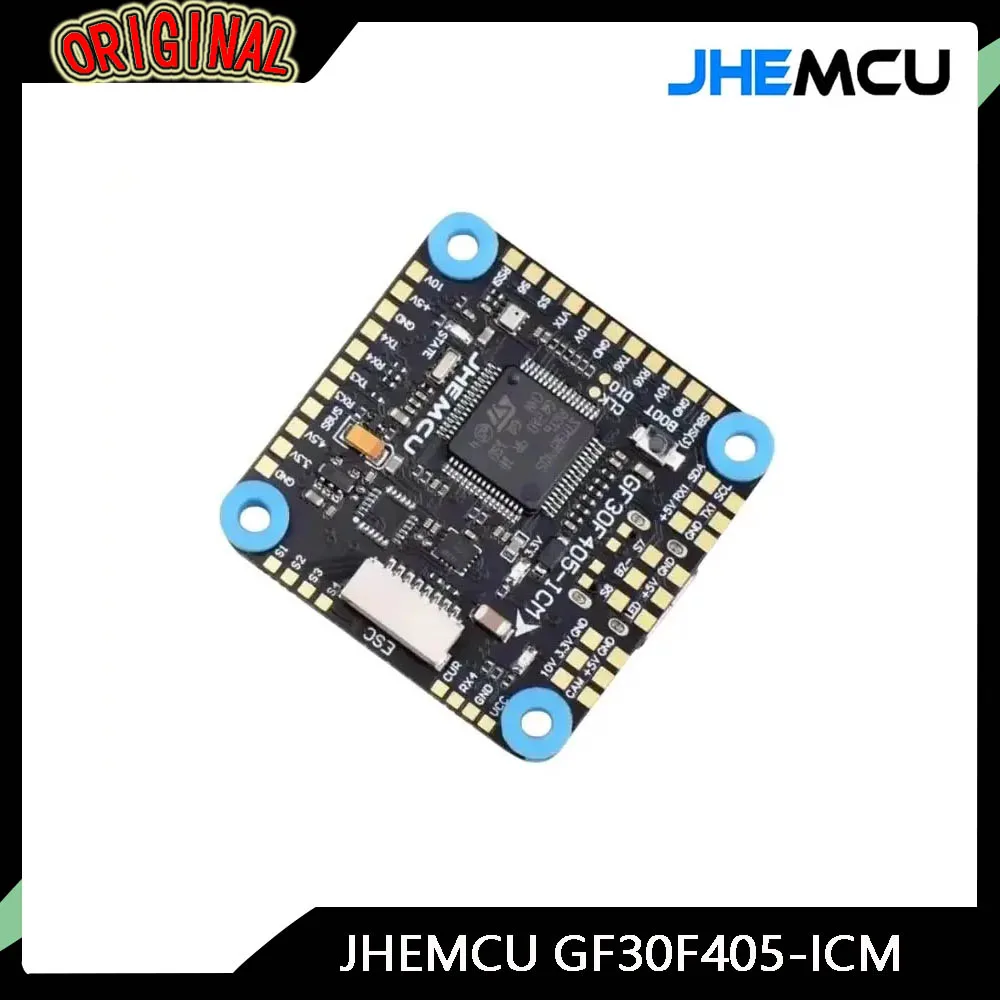Контроллер полета JHEMCU GF30F405 ICM42688 Baro OSD BlackBox 5V10V BEC 3S8S 30X30 мм для RC FPV дронов для фристайла 
Контроллер полета JHEMCU GF30F405 ICM42688 Baro OSD BlackBox 5V10V BEC 3S8S 30X30 мм для RC FPV дронов для фристайла
