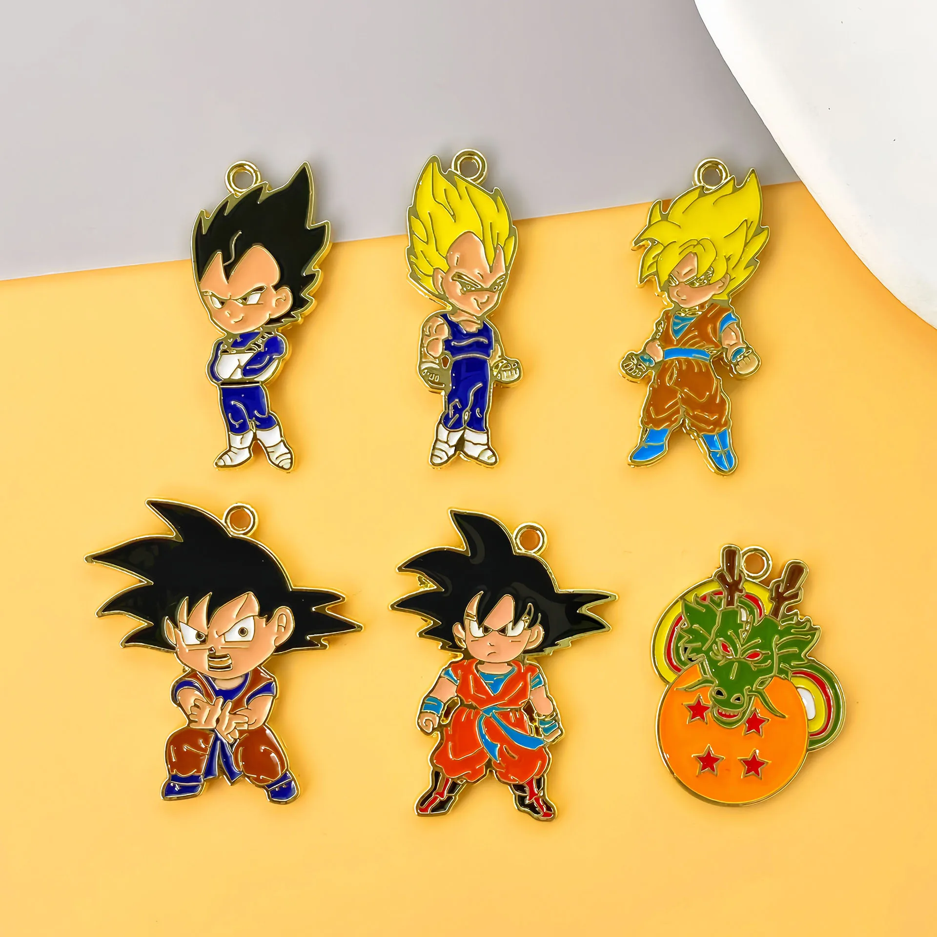 60/30pcs Cartoon Dragon Ball pendant Decorations Alloy Pendant Anime Series DIY Creative Fashion Jewelry Accessories Gift
60/30pcs Cartoon Dragon Ball pendant Decorations Alloy Pendant Anime Series DIY Creative Fashion Jewelry Accessories Gift
