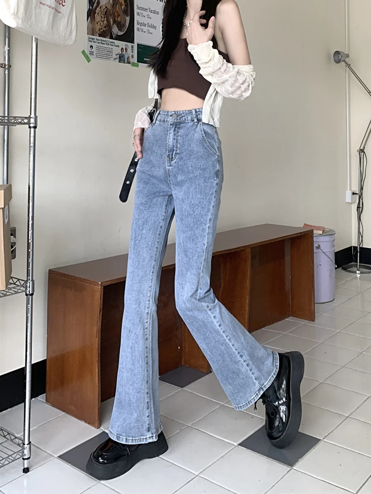 High Waist Bell Bottom Jeans Women's Spring New Design Sensation Small Crowd Elastic Pants Cotton Stretch Denim Trendy
High Waist Bell Bottom Jeans Women's Spring New Design Sensation Small Crowd Elastic Pants Cotton Stretch Denim Trendy
