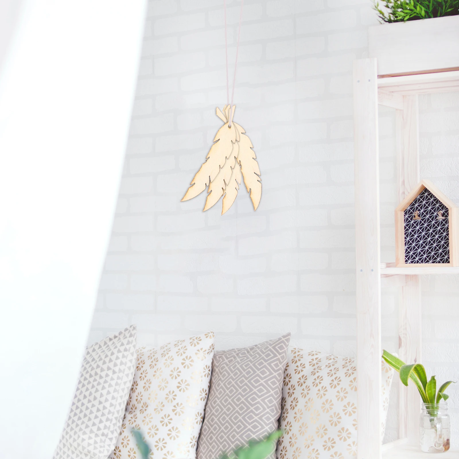 Wooden Dream Catcher Home Decoration Wall Hanging Ornament DIY Craft Bird Room Art Dream Catcher Piece
Wooden Dream Catcher Home Decoration Wall Hanging Ornament DIY Craft Bird Room Art Dream Catcher Piece