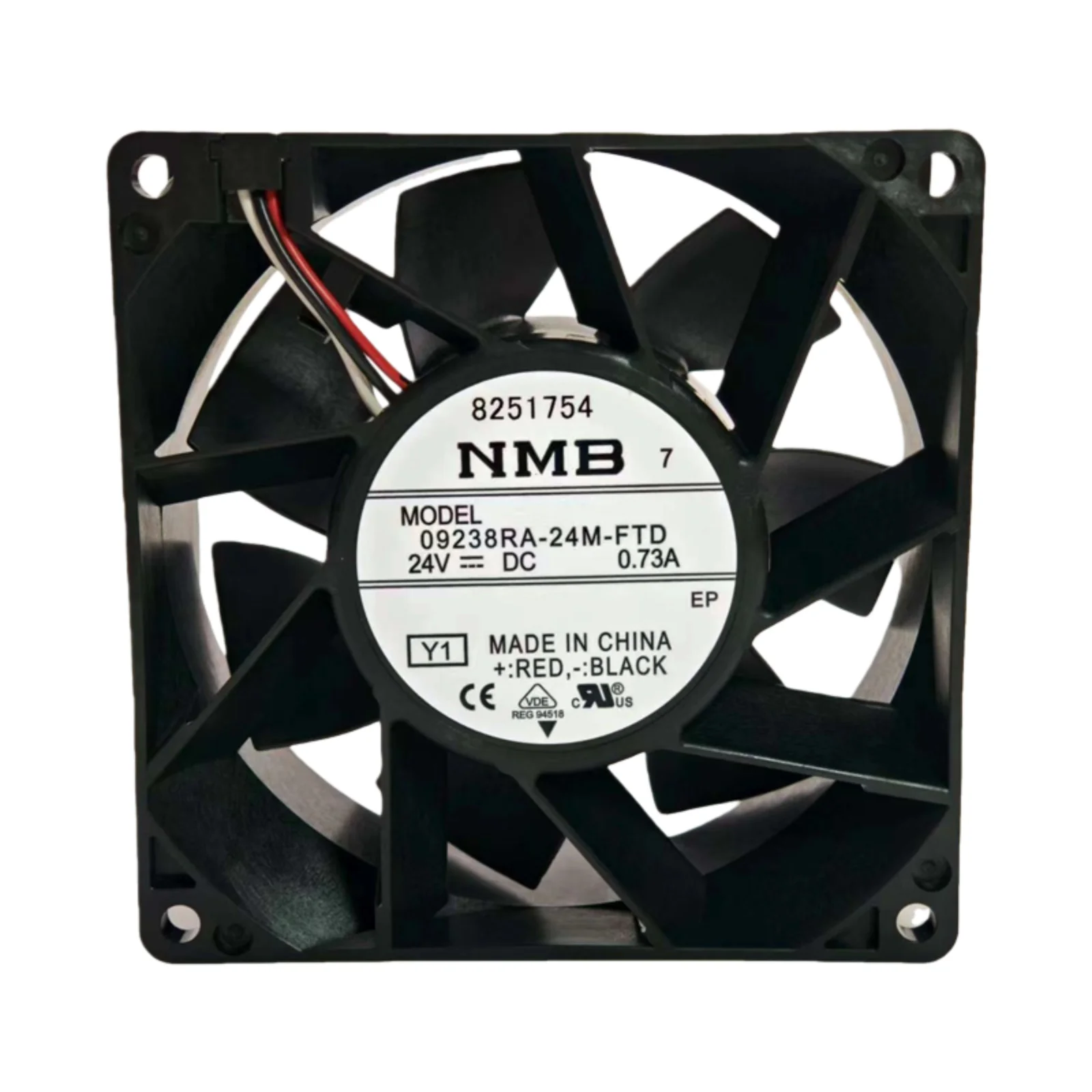 new for NMB 09238RA-24M-FTD 92x92x38mm DC24V Cooling Fan 0.73A 5700RPM 118CFM 3-Wire with Tachometer Signal for Cabinet Server
new for NMB 09238RA-24M-FTD 92x92x38mm DC24V Cooling Fan 0.73A 5700RPM 118CFM 3-Wire with Tachometer Signal for Cabinet Server