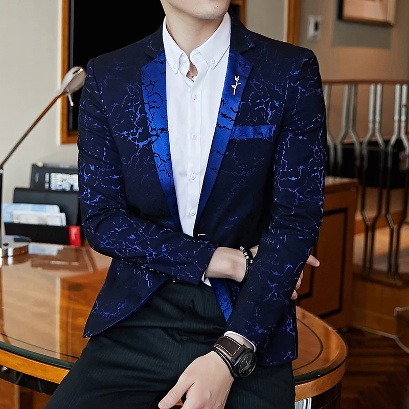 Suit Jackets For Men Luxury Banquet Party Blazers Dress Jacquard Casual Business Jackets Slim Men Wedding Jacket Men's Clothing
Suit Jackets For Men Luxury Banquet Party Blazers Dress Jacquard Casual Business Jackets Slim Men Wedding Jacket Men's Clothing