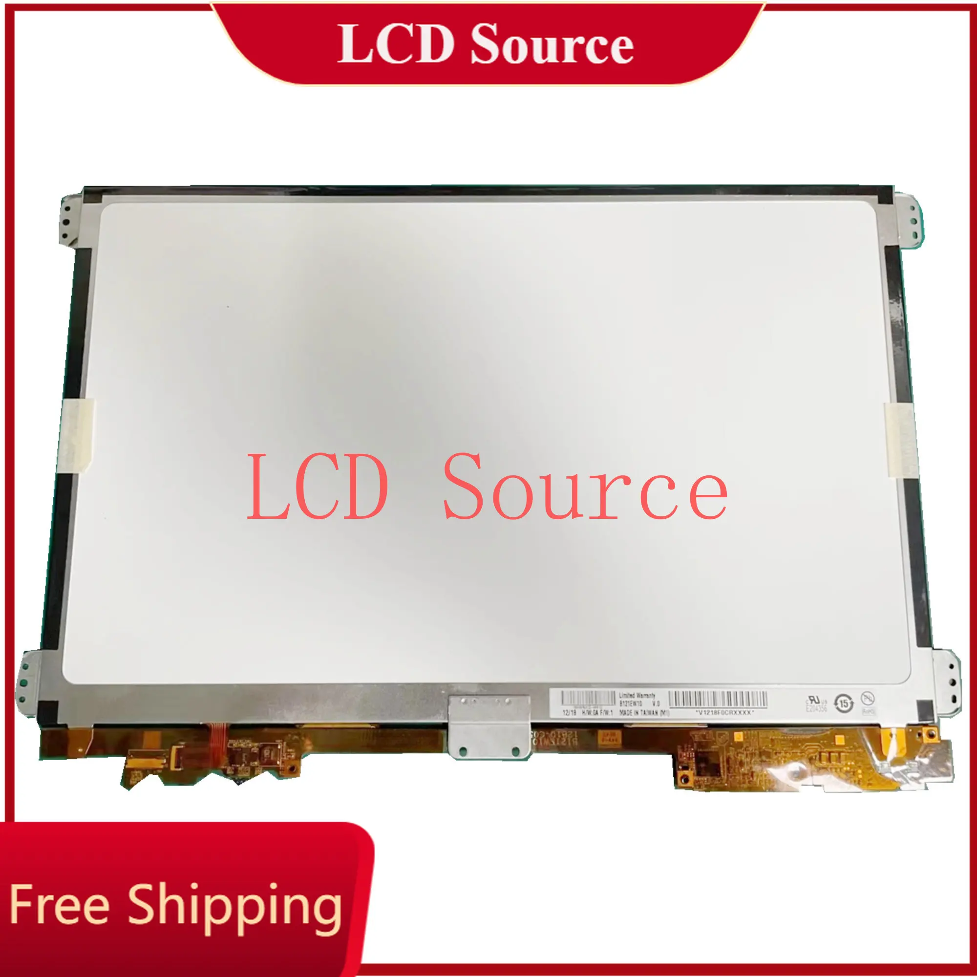 B121EW10 V.0 Free Shipping NEW Original A+ GradeTFT 12.1 inch LCD DISPLAY Screen Panel for TABLET
B121EW10 V.0 Free Shipping NEW Original A+ GradeTFT 12.1 inch LCD DISPLAY Screen Panel for TABLET