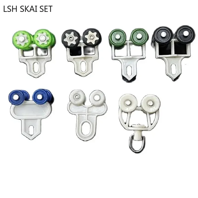 10/20Pcs Curtain Track Pulley Plastic Wheel Straight Curved Track Roller Curtain Accessories Sling Hook Wheel Window Hardware
10/20Pcs Curtain Track Pulley Plastic Wheel Straight Curved Track Roller Curtain Accessories Sling Hook Wheel Window Hardware