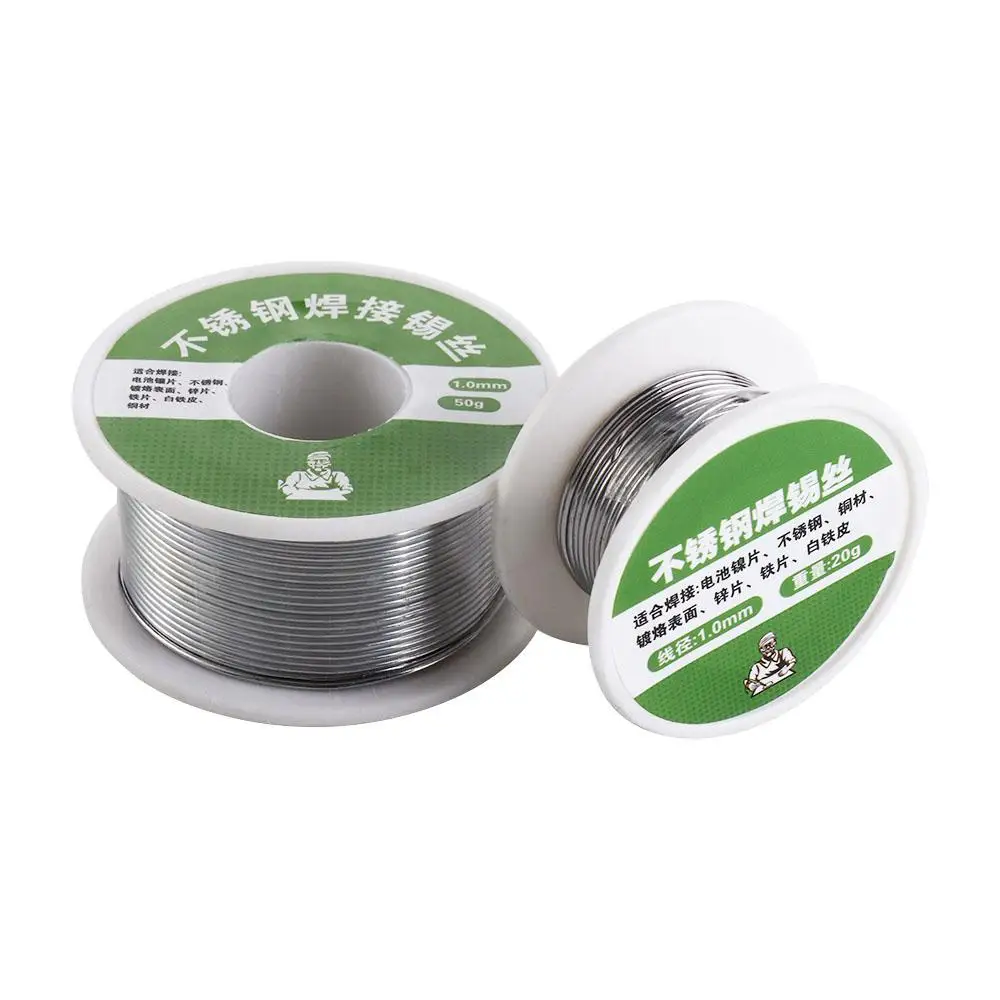 1.0mm Low Temperature Solder Wire Lighter Stainless Steel Welding Wire No Gas Nickel Aluminum Soldering Wire Soldering
1.0mm Low Temperature Solder Wire Lighter Stainless Steel Welding Wire No Gas Nickel Aluminum Soldering Wire Soldering