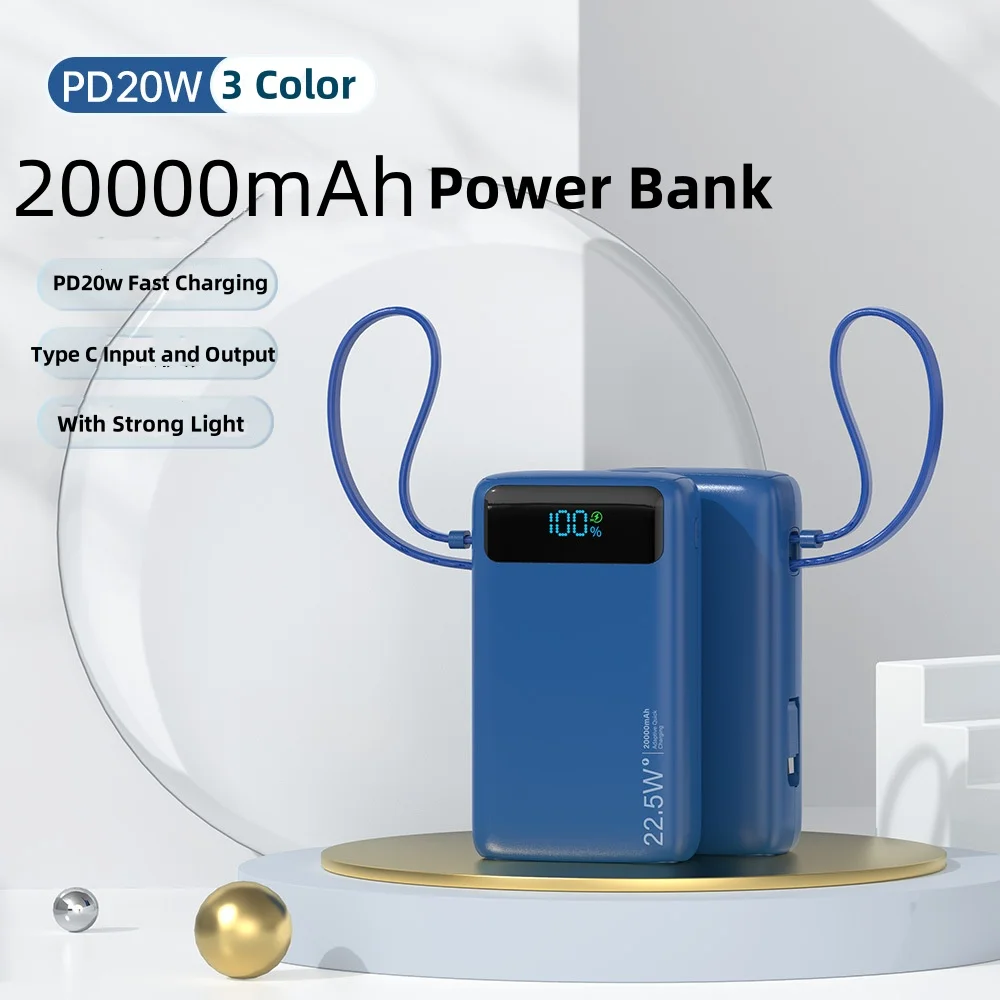 Mini Power Bank 20000mAh 22.5W Fast Charging Portable Charger for iPhone 17 Xiaomi Samsung Powerbank with Cable External Battery
Mini Power Bank 20000mAh 22.5W Fast Charging Portable Charger for iPhone 17 Xiaomi Samsung Powerbank with Cable External Battery