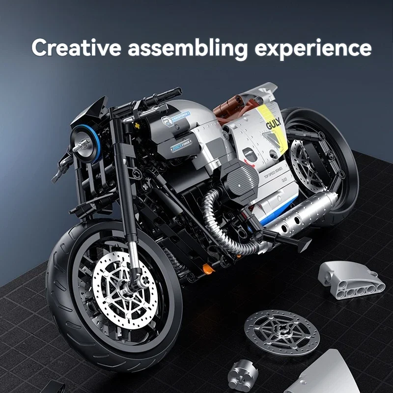 Technical Creative Motorcycle Building Blocks Set MOC Model Kit STEM Educational Construction Toys for Kids Gift DIY Bricks
Technical Creative Motorcycle Building Blocks Set MOC Model Kit STEM Educational Construction Toys for Kids Gift DIY Bricks