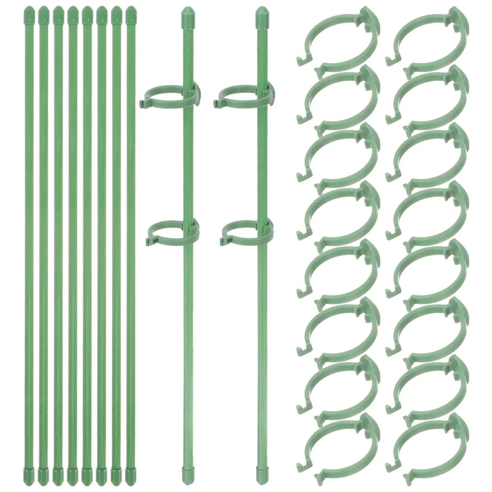 10 Pcs Support Stakes 30cm Fiberglass Garden Climbing Flower Plant Climbing Stake Sticks Adjustable Lightweight Horticulture
10 Pcs Support Stakes 30cm Fiberglass Garden Climbing Flower Plant Climbing Stake Sticks Adjustable Lightweight Horticulture