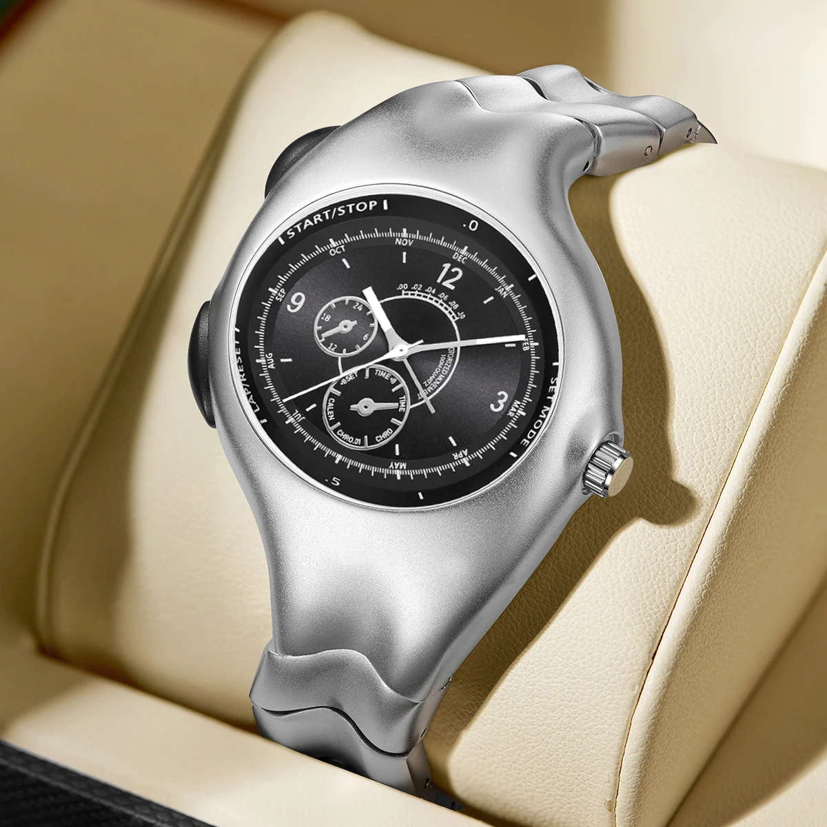 Retro Luxury Men's Quartz Watch Classic Multifunctional Fltwheel Wristwatch Twist Melted Style Waterproof Y2K Clock Reloj
Retro Luxury Men's Quartz Watch Classic Multifunctional Fltwheel Wristwatch Twist Melted Style Waterproof Y2K Clock Reloj