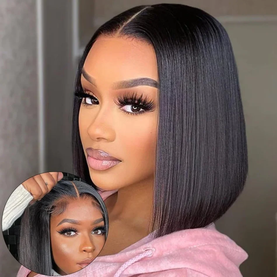 Готовый к носке парик-каре без клея из натуральных волос, короткий, без HD-кружевного фронта, с закрытием 4x4 5x5, черный, для женщин
Готовый к носке парик-каре без клея из натуральных волос, короткий, без HD-кружевного фронта, с закрытием 4x4 5x5, черный, для женщин