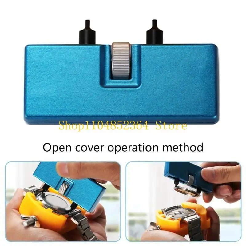 652F Versatile Watch Maintenance Watch Battery Replacement Tool Round Tooth & Two Claw Essential Tools Case Opener