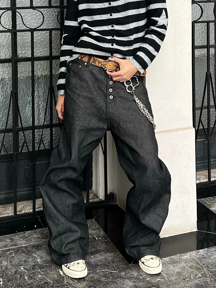 Мужские джинсы Cleanfit в американском ретро-стиле с многокнопочным дизайном, прямые, расклешенные, из оригинального окрашенного денима, молодежная мода
Мужские джинсы Cleanfit в американском ретро-стиле с многокнопочным дизайном, прямые, расклешенные, из оригинального окрашенного денима, молодежная мода