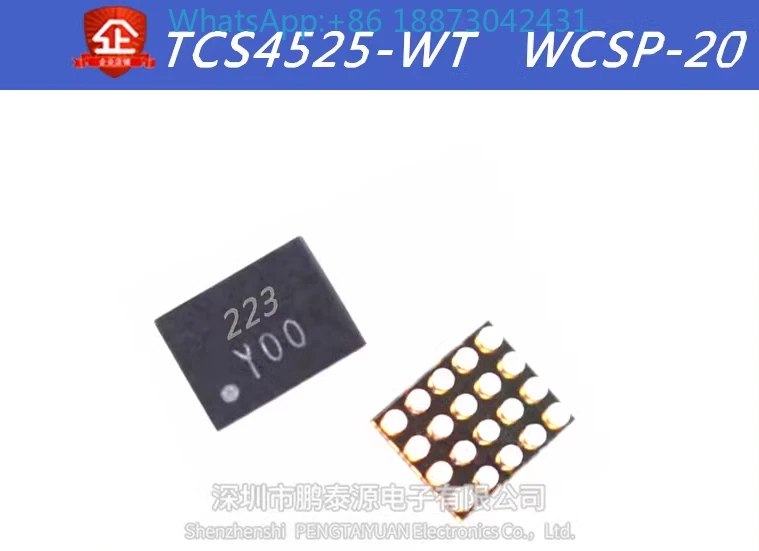 (100 шт.) Совершенно новый TCS4525-WT SMD WCSP-20 шелкография Y00, оригинальный понижающий чип тока
(100 шт.) Совершенно новый TCS4525-WT SMD WCSP-20 шелкография Y00, оригинальный понижающий чип тока