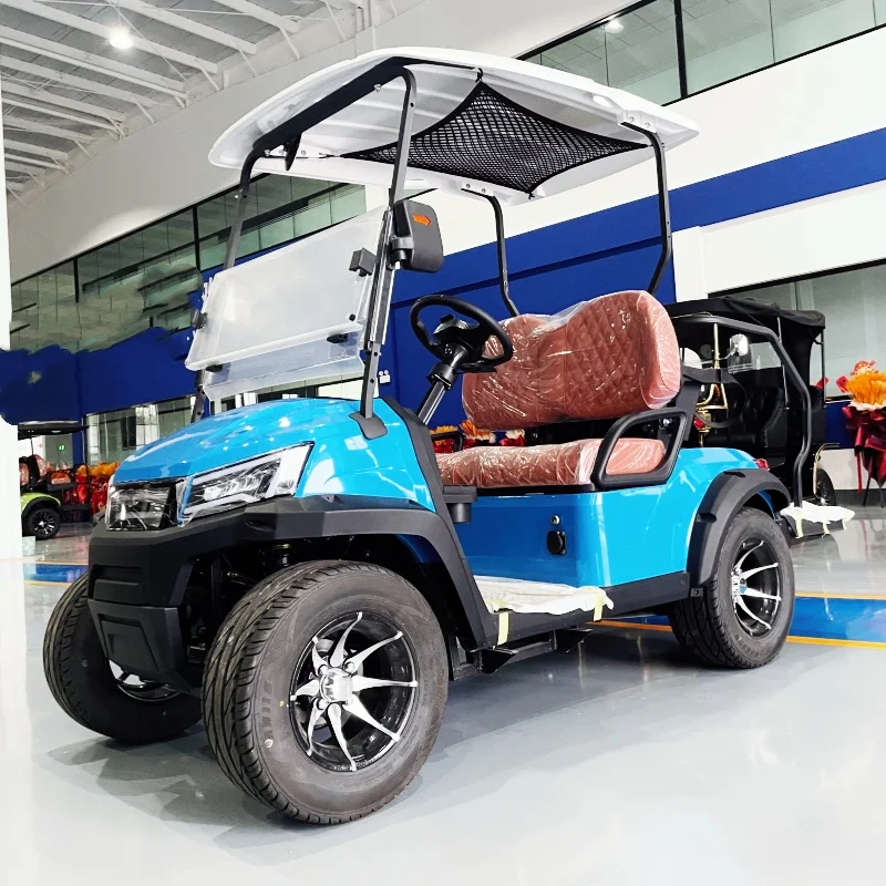 Custom Club Car Go Cart 2 Rows 4 Seater Electric Golf Cart Brown Upholstered Seat Off-Road Tires Golf Bag Straps And Basket
Custom Club Car Go Cart 2 Rows 4 Seater Electric Golf Cart Brown Upholstered Seat Off-Road Tires Golf Bag Straps And Basket