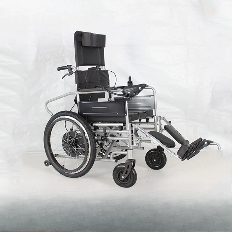 Lying down electric wheelchair can be fully lying down and pushing off paralyzed elderly and disabled wheelchair scooter
Lying down electric wheelchair can be fully lying down and pushing off paralyzed elderly and disabled wheelchair scooter