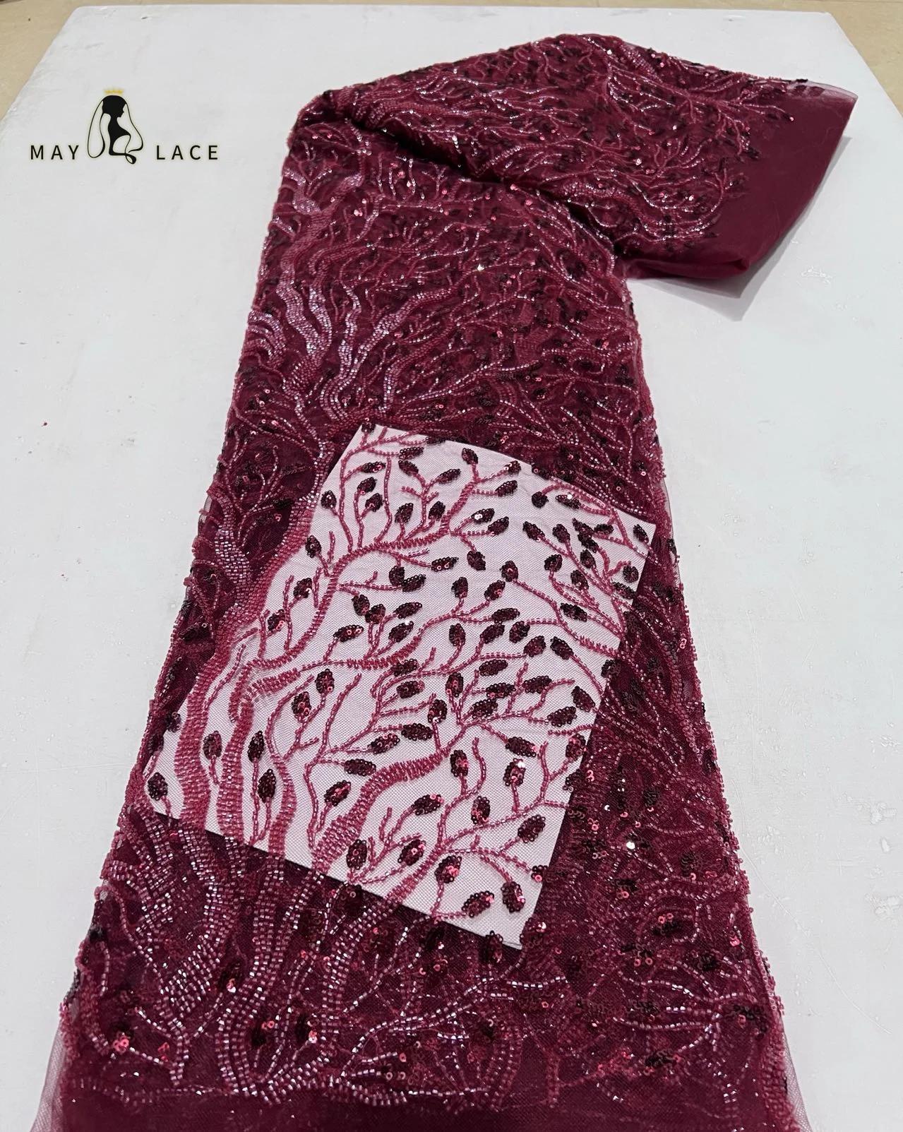 Hot Selling African sequns Net lace 2026 high quality Red African French Groom Embroidered Lace Fabric For Wedding Dress Womens
Hot Selling African sequns Net lace 2026 high quality Red African French Groom Embroidered Lace Fabric For Wedding Dress Womens