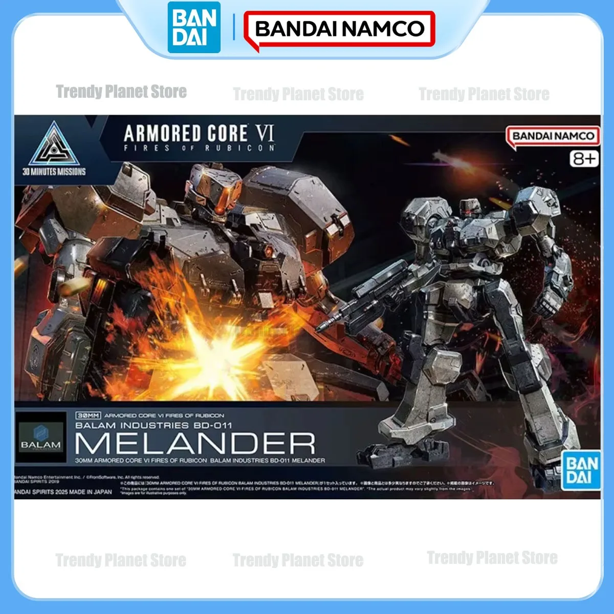 Bandai 30MM Custom Model Kit 1/144: Armored Core 6 “Melander” - Buildable Mech Action Figure Original Box in Stock Boys Toys
Bandai 30MM Custom Model Kit 1/144: Armored Core 6 “Melander” - Buildable Mech Action Figure Original Box in Stock Boys Toys