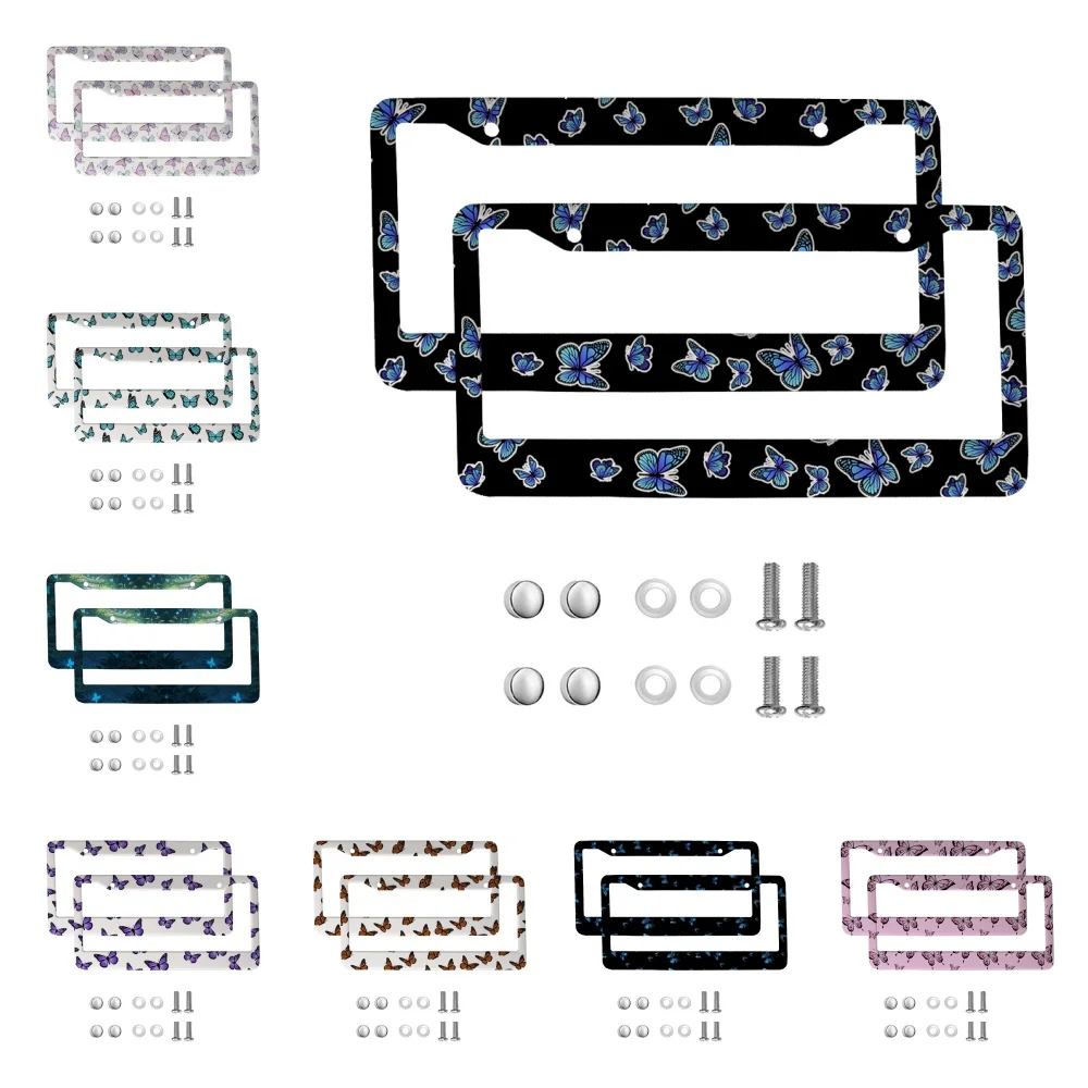 Beautiful Butterfly American Car 12" x 6" Laser Cut Chrome FLicense Plate Frames- Car/Truck/SUV Automobile Decoration Accessory
Beautiful Butterfly American Car 12" x 6" Laser Cut Chrome FLicense Plate Frames- Car/Truck/SUV Automobile Decoration Accessory
