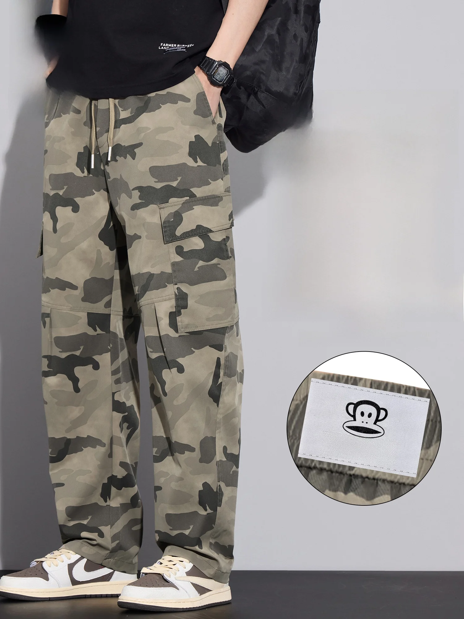PaulFrank American Sle Camouflage Workwear Loose Leggings Men's Spring Trendy Brand Casual Pants Youth Straight Tube Pants
PaulFrank American Sle Camouflage Workwear Loose Leggings Men's Spring Trendy Brand Casual Pants Youth Straight Tube Pants