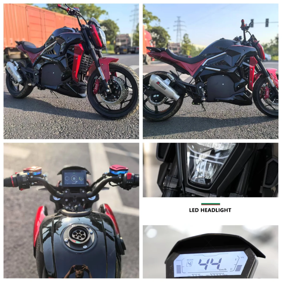 Krono Wild 72V High-Speed Racing Motorcycle With 3000W Central Motor Speed100km/h Fsat Charger Electric Motorcycle
Krono Wild 72V High-Speed Racing Motorcycle With 3000W Central Motor Speed100km/h Fsat Charger Electric Motorcycle