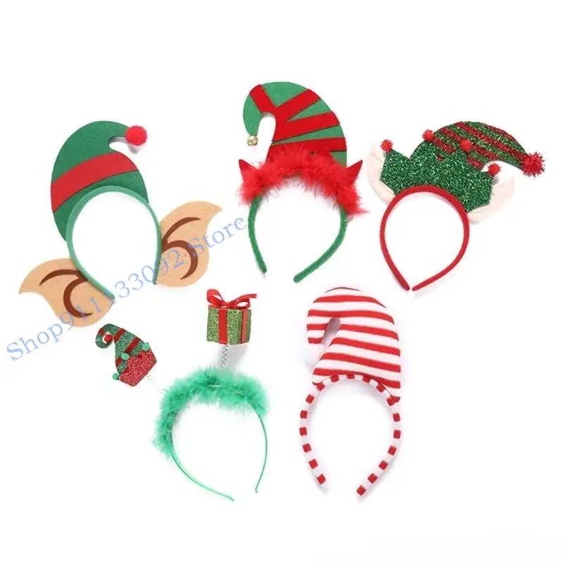 H9ED Christmas Headband Christmas Elf Headband With Ear Christmas Hair Hoop Christmas Hat Headband Christmas Elf Ear Headband
H9ED Christmas Headband Christmas Elf Headband With Ear Christmas Hair Hoop Christmas Hat Headband Christmas Elf Ear Headband