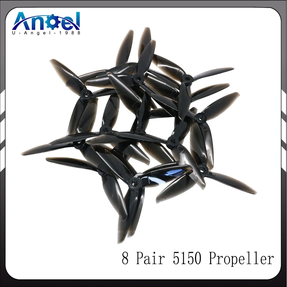 8 Pair 5150 5 inch 3 Blade Propeller CW CCW FPV Propeller for RC FPV Racing freestyle Drone
8 Pair 5150 5 inch 3 Blade Propeller CW CCW FPV Propeller for RC FPV Racing freestyle Drone