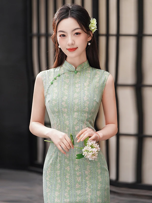 Ele een Chinese Sle Svel Qipao Dr Vintage Design Breathable Summer Wear Daily Comfy Long Gown
Ele een Chinese Sle Svel Qipao Dr Vintage Design Breathable Summer Wear Daily Comfy Long Gown