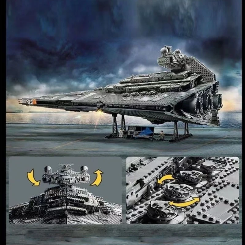 2026 UCS Imperial Destroyer Moc Building Bricks Toy Ultimate Spacecraft Christmas Party Gift For Guests
2026 UCS Imperial Destroyer Moc Building Bricks Toy Ultimate Spacecraft Christmas Party Gift For Guests