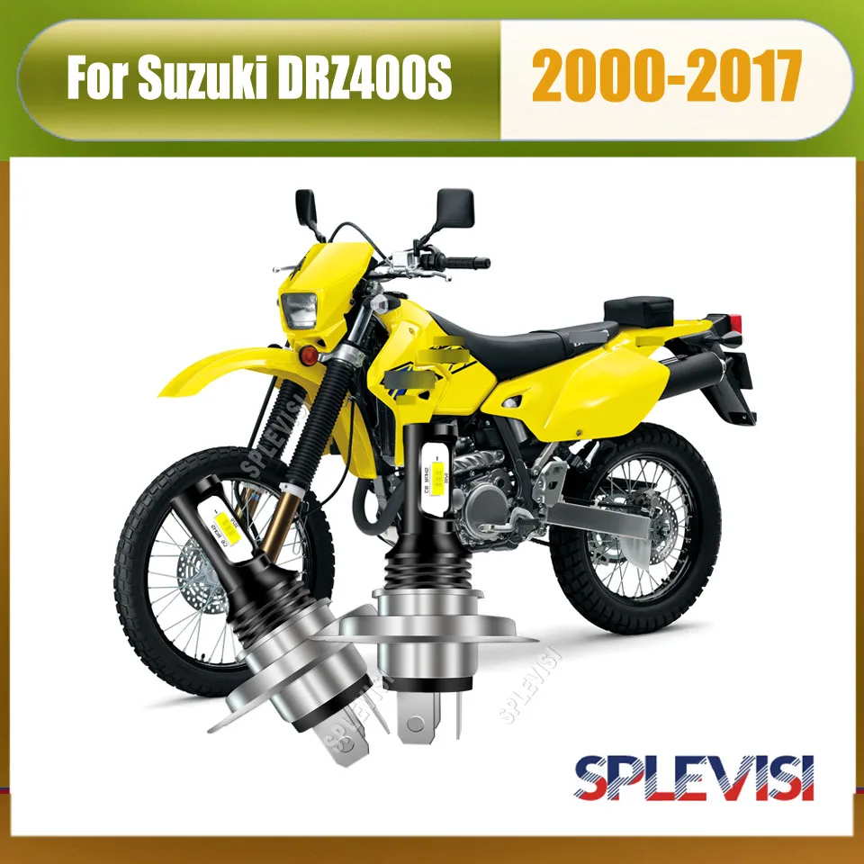 H4 9003 LED Whtie Headlight - enough light to give a 200% brightness For Suzuki DRZ400S 2000-2011 2012 2013 2014 2015 2016 2017
H4 9003 LED Whtie Headlight - enough light to give a 200% brightness For Suzuki DRZ400S 2000-2011 2012 2013 2014 2015 2016 2017