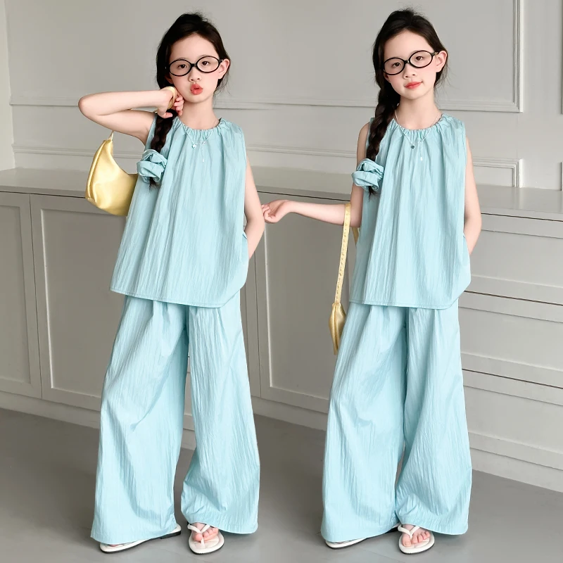 Kids Girl American Fashion T-shirt + Pants Clothing Set Children Street Style Trend Hot Girl y2k Outfit Candy Color Clothes Suit
Kids Girl American Fashion T-shirt + Pants Clothing Set Children Street Style Trend Hot Girl y2k Outfit Candy Color Clothes Suit