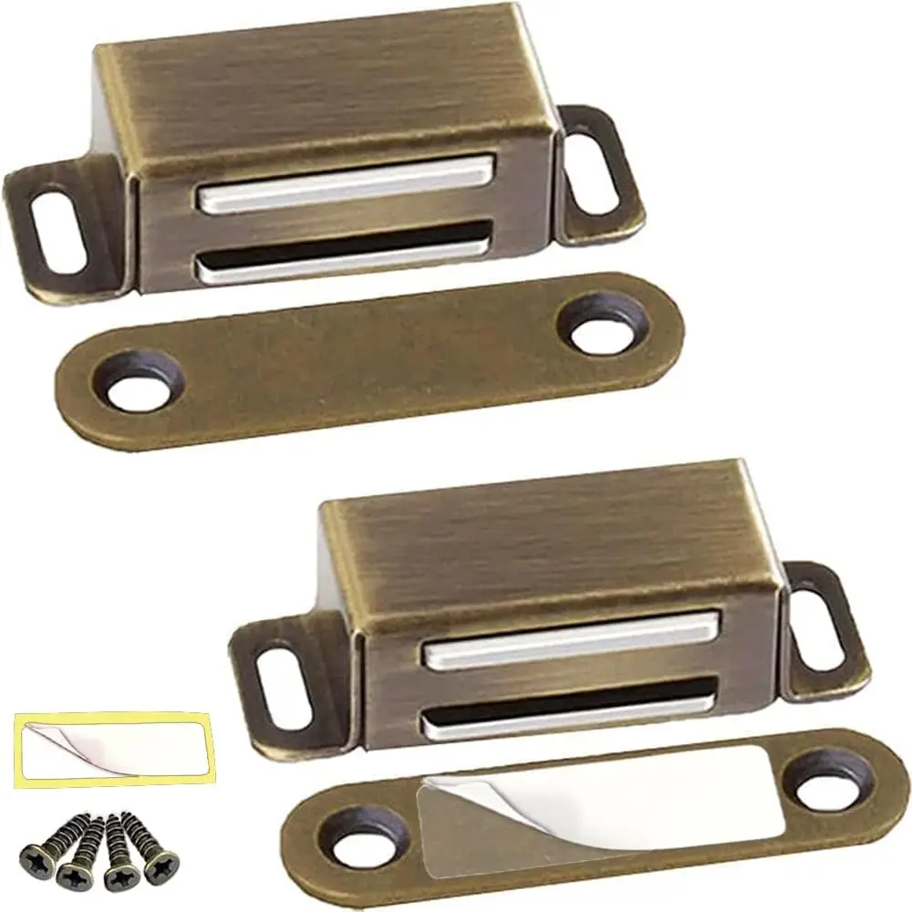 Heavy Duty Cabinet Magnetic Catch 2 Pack 15 lbs Stainless Steel for Doors & Drawers
Heavy Duty Cabinet Magnetic Catch 2 Pack 15 lbs Stainless Steel for Doors & Drawers