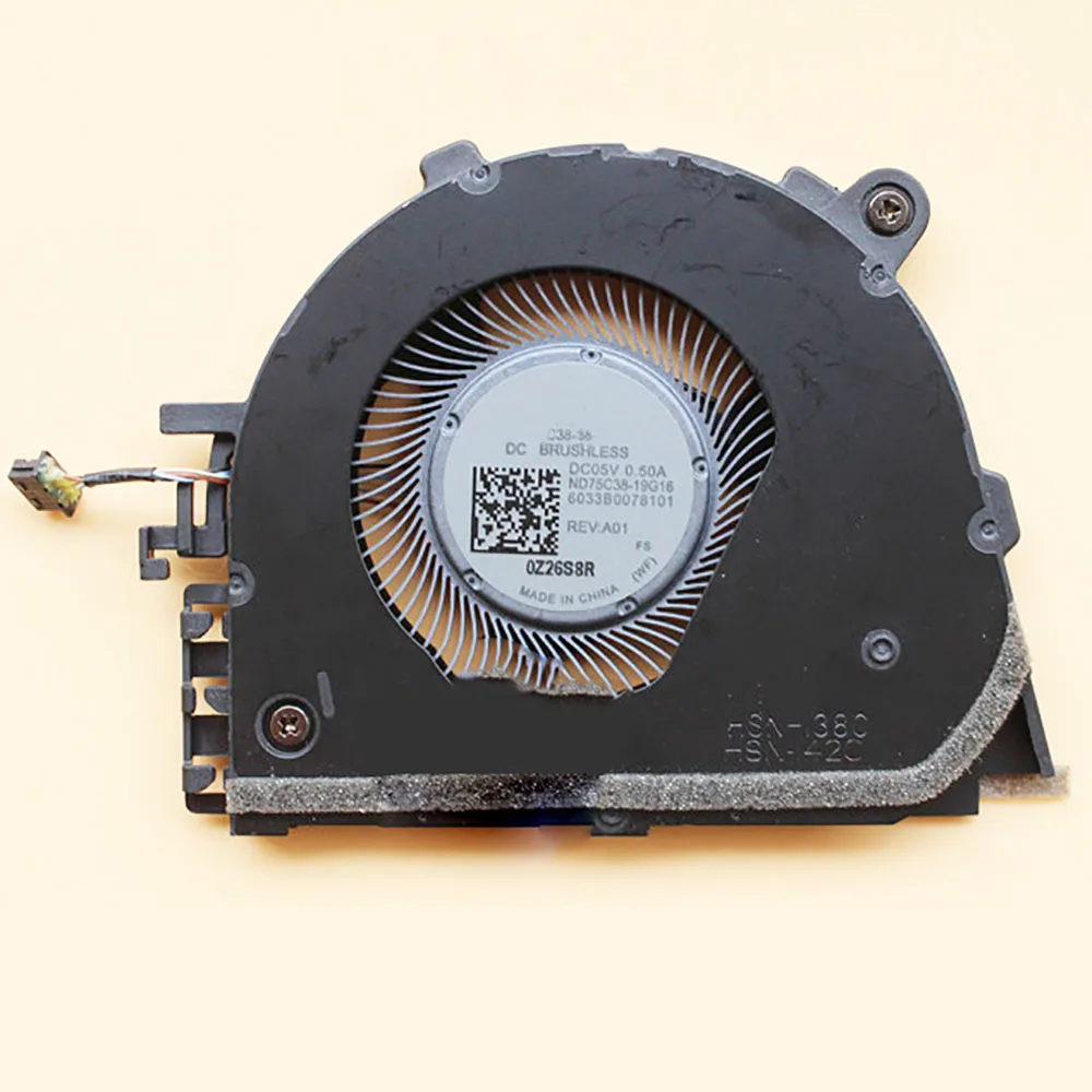 НОВЫЙ вентилятор охлаждения процессора для HP EliteBook x360 830 G7 M03868-001 6033B 0078101 ND75C38 -19G16
НОВЫЙ вентилятор охлаждения процессора для HP EliteBook x360 830 G7 M03868-001 6033B 0078101 ND75C38 -19G16