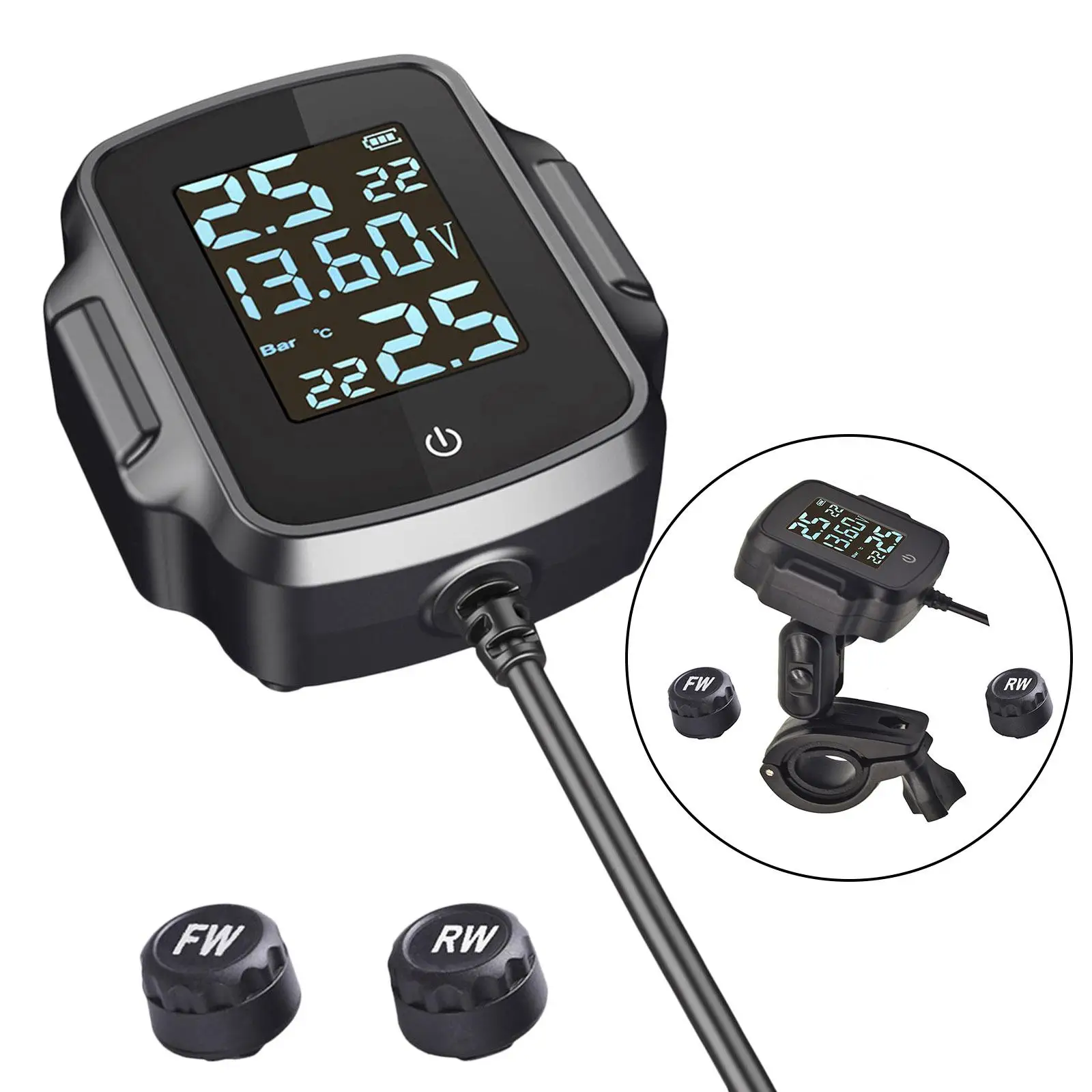 Водонепроницаемая цифровая система контроля давления в шинах TPMS для мотоцикла, прочная, простая установка с USB-зарядным устройством QC 3.0
Водонепроницаемая цифровая система контроля давления в шинах TPMS для мотоцикла, прочная, простая установка с USB-зарядным устройством QC 3.0