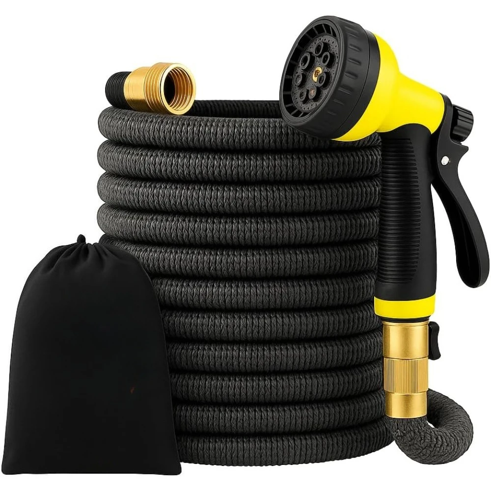 Доставка в США Расширяемый садовый шланг 75 футов 10 насадок 3750D 4-слойный латексный сердечник Легкий герметичный шланг без утечек
Доставка в США Расширяемый садовый шланг 75 футов 10 насадок 3750D 4-слойный латексный сердечник Легкий герметичный шланг без утечек
