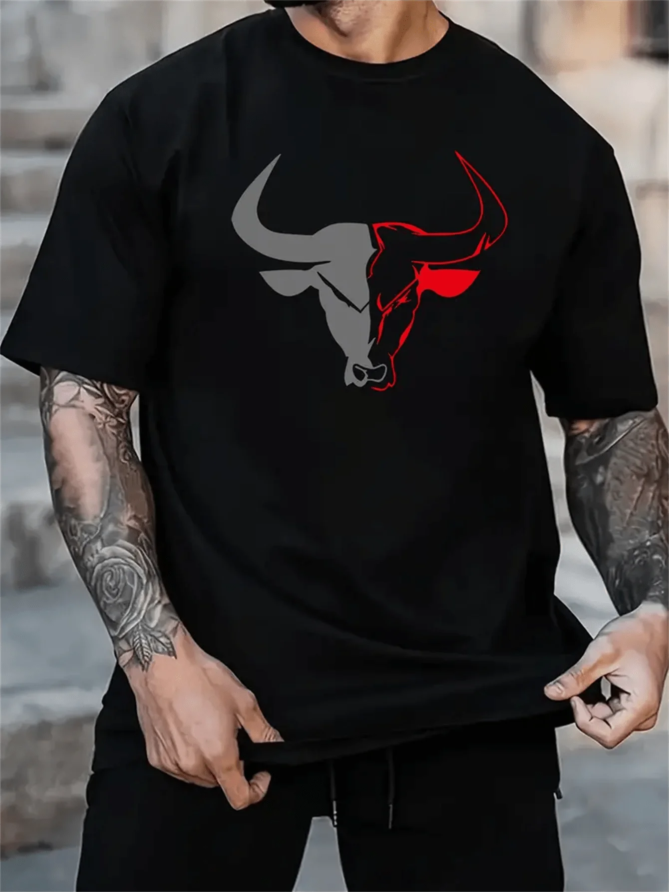 Front Cow Print Round Neck Short Sleeved T-Shirt Top, Comfortable And Breathable Fabric
Front Cow Print Round Neck Short Sleeved T-Shirt Top, Comfortable And Breathable Fabric