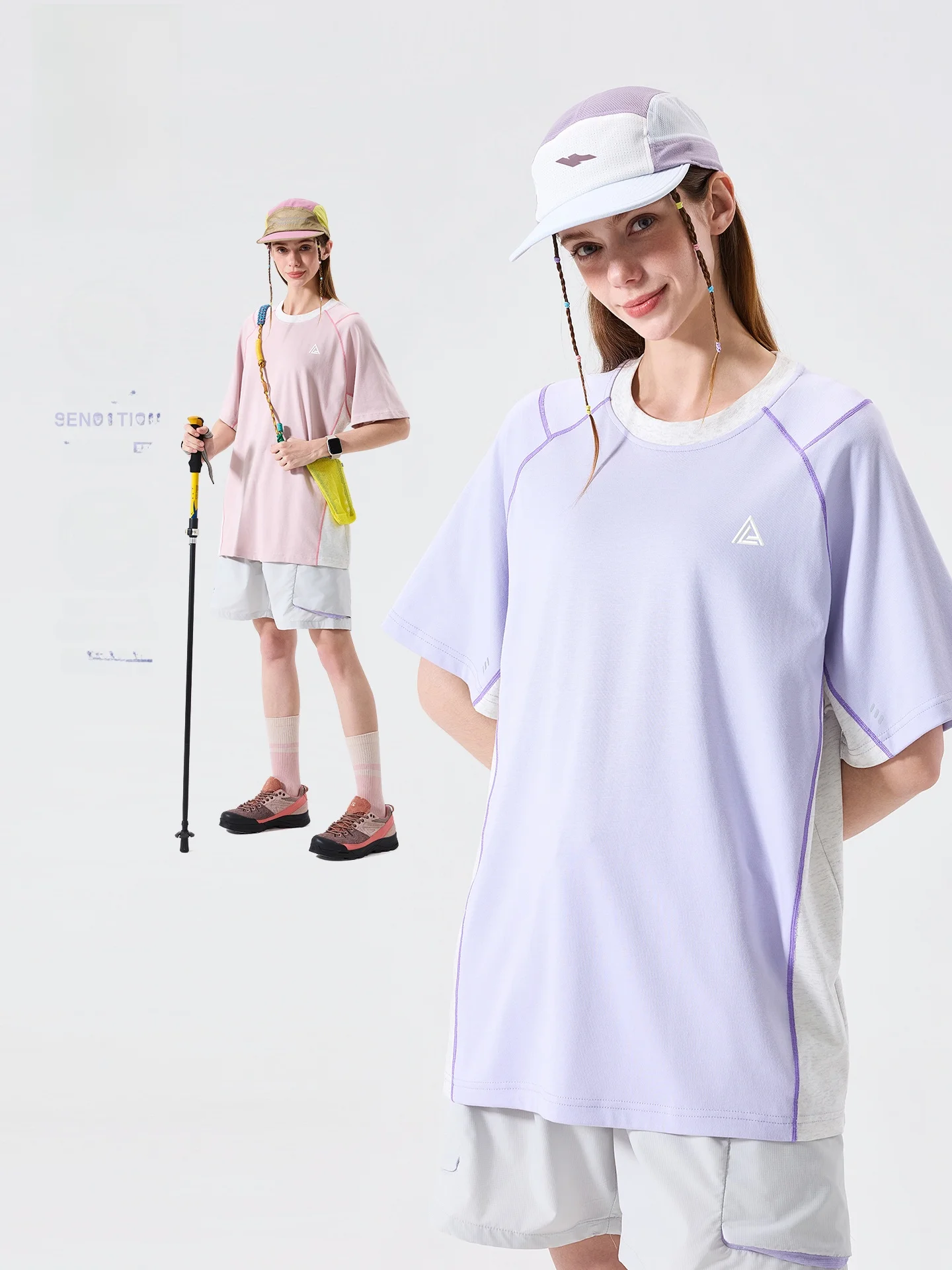 LAZY DAY Outdoor Quick Dry Moisture Wicking Color Block Short Sleeve T-Shirt Women Summer Casual Cool Feeling Sport Top
LAZY DAY Outdoor Quick Dry Moisture Wicking Color Block Short Sleeve T-Shirt Women Summer Casual Cool Feeling Sport Top