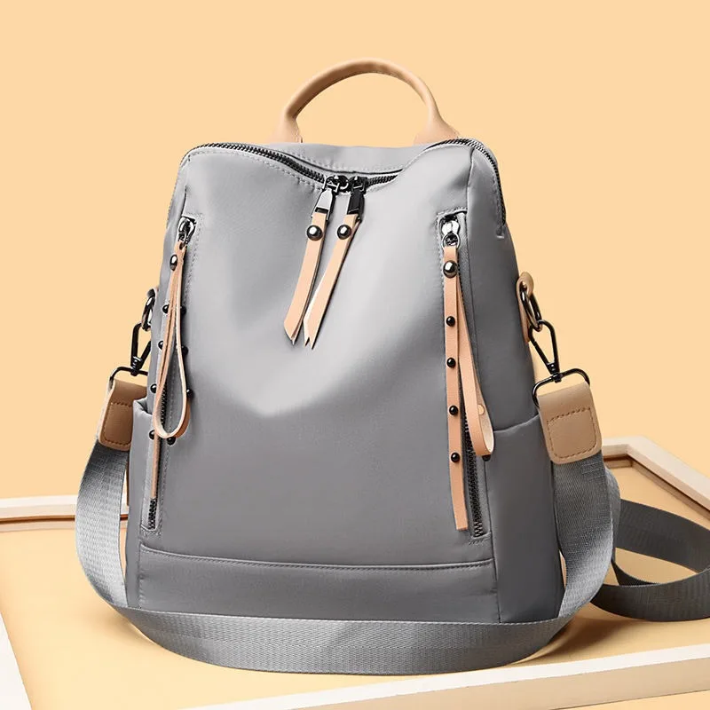 Women Backpack Bag Soft Nylon Fabric Waterproof School Bag Luxury Designer Multifunction Perppy Style Young Female Shoulder Bag
Women Backpack Bag Soft Nylon Fabric Waterproof School Bag Luxury Designer Multifunction Perppy Style Young Female Shoulder Bag