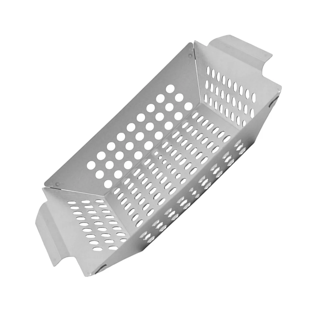 Stainless Steel Grill Tray Household Reusable Wear-Resistant Bbq Pan Smooth Edges for Fish Vegetable Bbq Grill Pan
Stainless Steel Grill Tray Household Reusable Wear-Resistant Bbq Pan Smooth Edges for Fish Vegetable Bbq Grill Pan