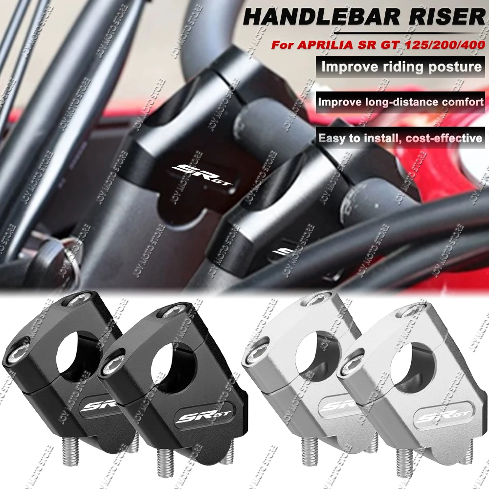 For Aprilia SR GT 125/200/400 Motorcycle Handlebar Riser Bar Mount Handle Clamp Better Upright Position
For Aprilia SR GT 125/200/400 Motorcycle Handlebar Riser Bar Mount Handle Clamp Better Upright Position