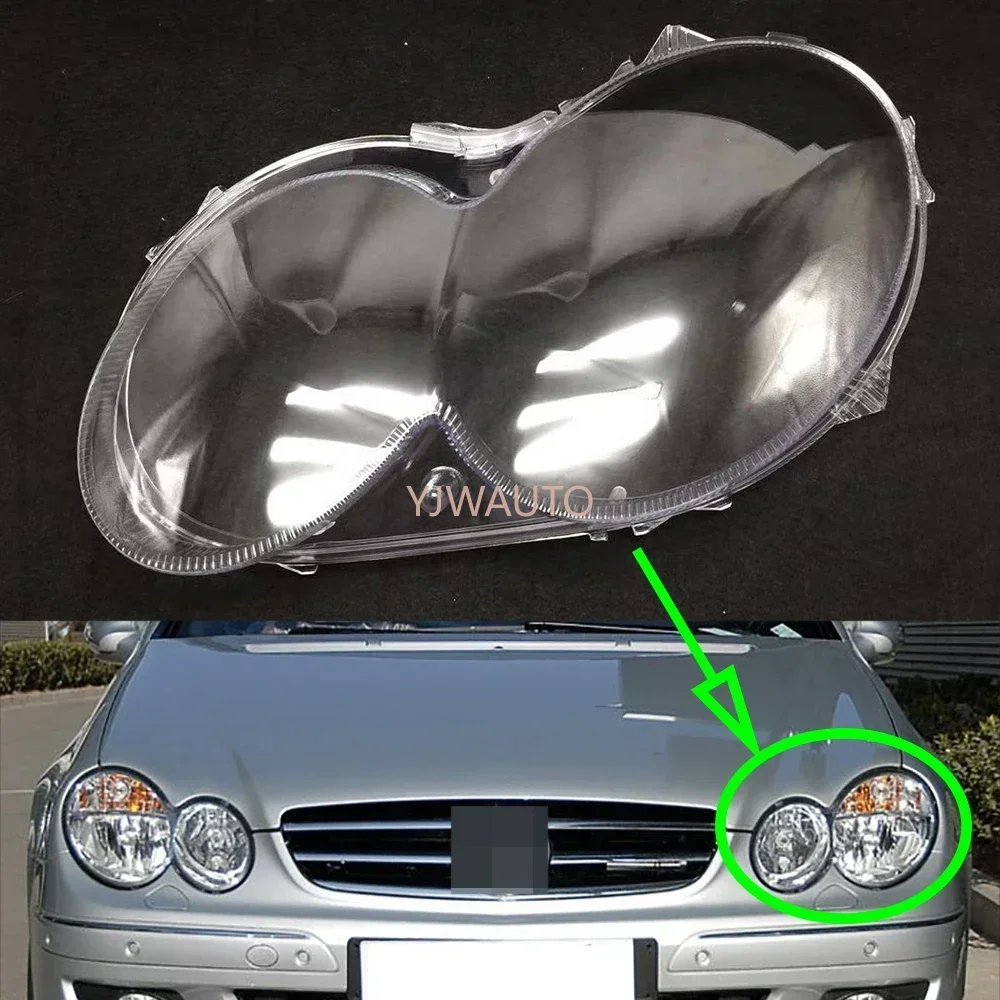 For Mercedes-Benz W209 CLK 2003 2004 2005 2006 Headlamp Cover Car Headlight Lens Glass Replacement Front Lampshade Auto Shell
For Mercedes-Benz W209 CLK 2003 2004 2005 2006 Headlamp Cover Car Headlight Lens Glass Replacement Front Lampshade Auto Shell
