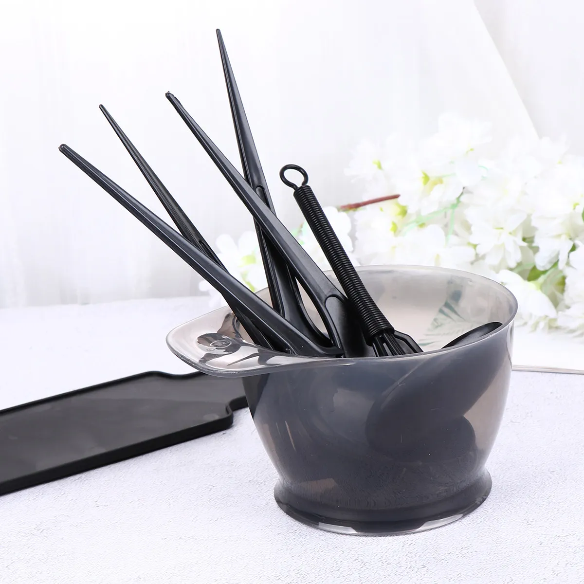 8Pcs Plastic Hair Coloring Kit Dye Bowl Comb Brush Dying Board for Quick Clean DIY Hair Dye Salon Styling Accessories
8Pcs Plastic Hair Coloring Kit Dye Bowl Comb Brush Dying Board for Quick Clean DIY Hair Dye Salon Styling Accessories