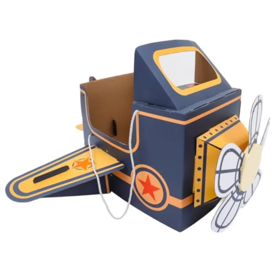 Wearable Cardboard Plane: Airplane Costume for DIY Paper Aircraft with Rotating Fan - Cardboard Car Fun Outdoor Play and Learni
Wearable Cardboard Plane: Airplane Costume for DIY Paper Aircraft with Rotating Fan - Cardboard Car Fun Outdoor Play and Learni