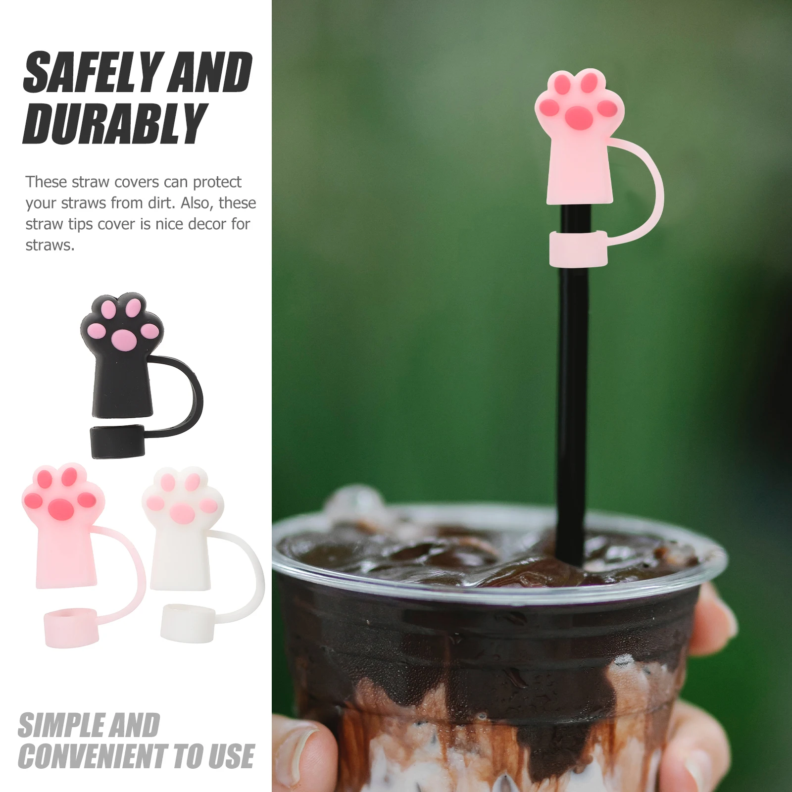 Silicone Straw Covers Reusable Drinking Caps Protectors End Plugs Cute Shape Dust Proof Decorative Kitchen Bar
Silicone Straw Covers Reusable Drinking Caps Protectors End Plugs Cute Shape Dust Proof Decorative Kitchen Bar