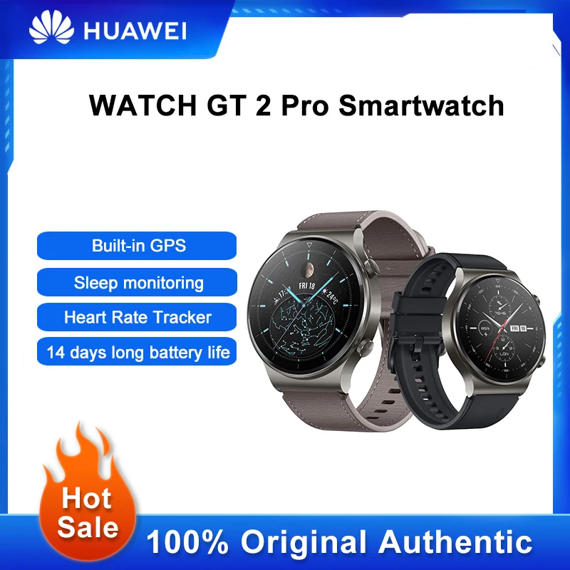 HUAWEI WATCH GT 2 Pro Smartwatch Bluetooth Call Heart Rate Tracker Built-in GPS Wireless Charging Men Fitness Sport Bracelet
HUAWEI WATCH GT 2 Pro Smartwatch Bluetooth Call Heart Rate Tracker Built-in GPS Wireless Charging Men Fitness Sport Bracelet