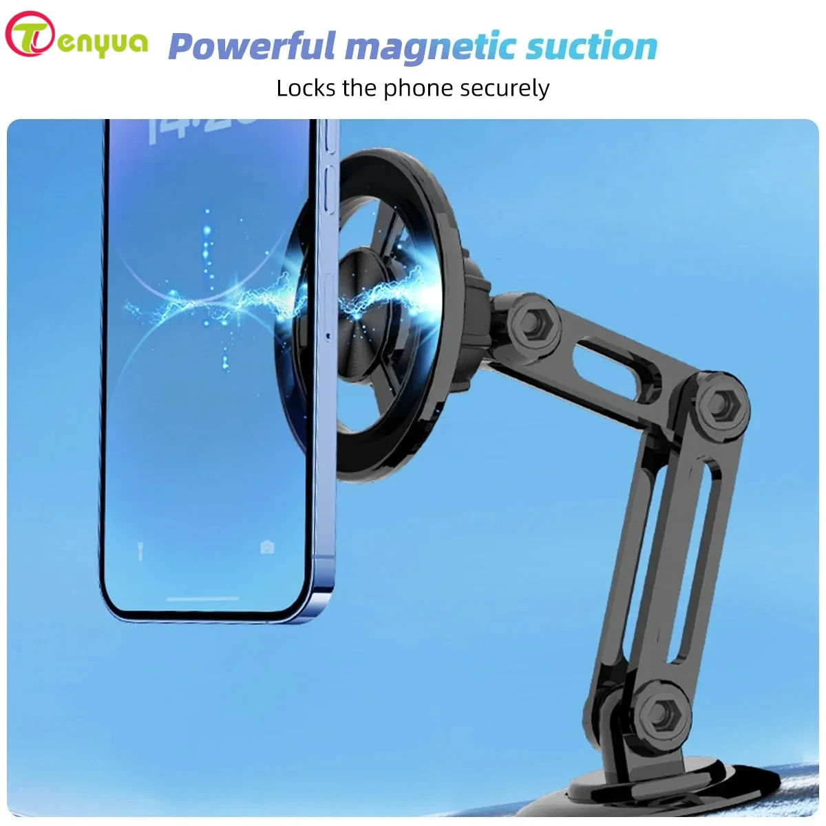 Magsafe 360 Rotate Metal Magnetic Car Phone Holder Foldable Phone Stand Air Vent Magnet Mount GPS Support For All Phone
Magsafe 360 Rotate Metal Magnetic Car Phone Holder Foldable Phone Stand Air Vent Magnet Mount GPS Support For All Phone