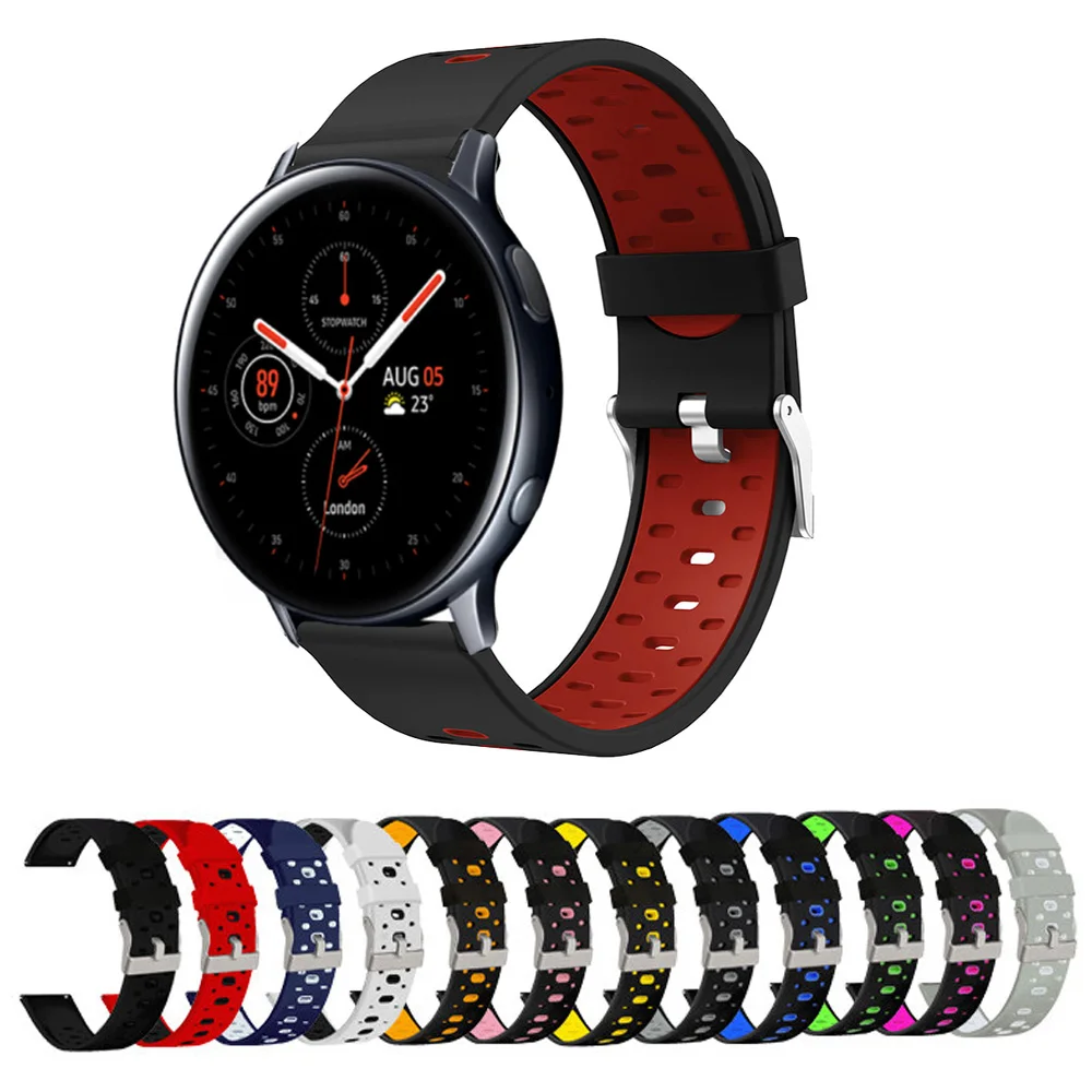 For Samsung Galaxy Watch Active 2 40mm 44mm Strap Sport 20mm Silicone Watchband For Samsung Gear Sport/S2 Classic Watch Bracelet
For Samsung Galaxy Watch Active 2 40mm 44mm Strap Sport 20mm Silicone Watchband For Samsung Gear Sport/S2 Classic Watch Bracelet
