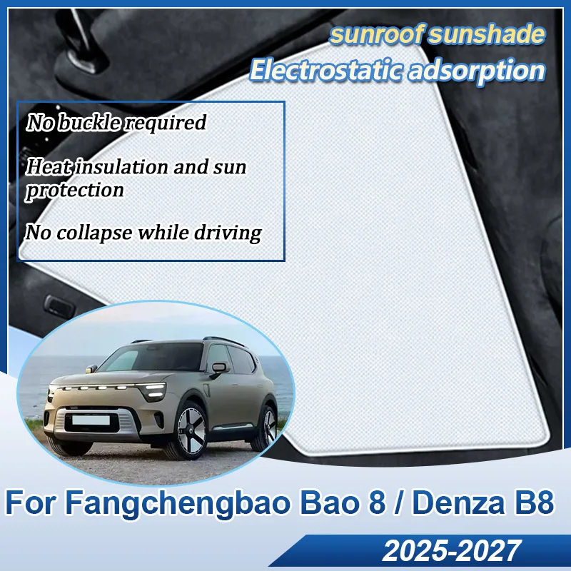 For Smart 5 HY11 2025 2026 2027 Car Sunroof Sunshade Skylight Electrostatic Adsorption Heat UV Protection Sun Visors Accessories
For Smart 5 HY11 2025 2026 2027 Car Sunroof Sunshade Skylight Electrostatic Adsorption Heat UV Protection Sun Visors Accessories