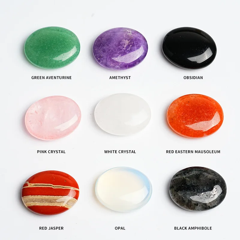 4PCS Oval Shape Palm Stones Polished Worry Pocket Stones Healing Crystal for Therapy Geometry Chakra Balancing
4PCS Oval Shape Palm Stones Polished Worry Pocket Stones Healing Crystal for Therapy Geometry Chakra Balancing